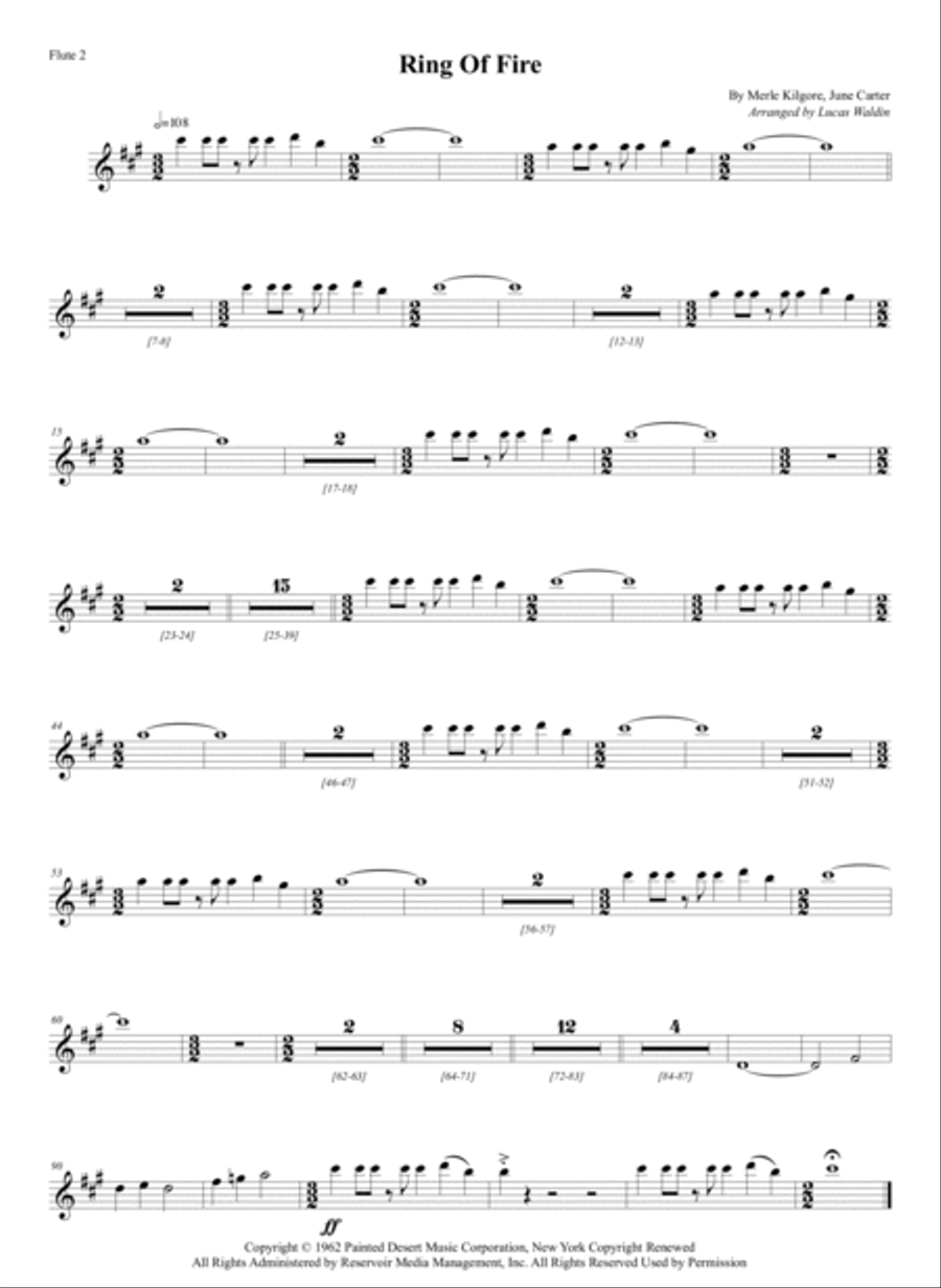 Ring Of Fire Full Orchestra scores gallery preview page 2