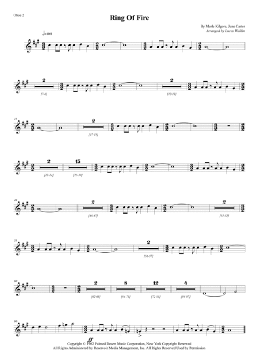 Ring Of Fire Full Orchestra scores gallery preview page 4