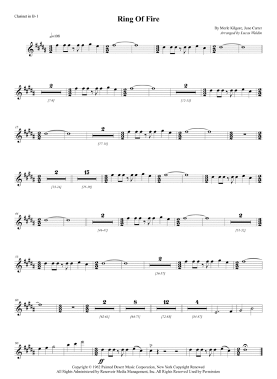 Ring Of Fire Full Orchestra scores gallery preview page 5