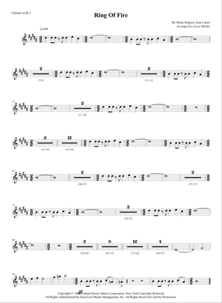 Ring Of Fire Full Orchestra scores gallery preview page 6