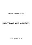 Rainy Days And Mondays mini preview