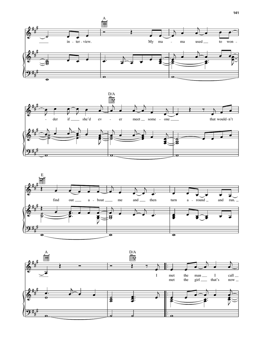 He Didn't Have To Be Piano, Vocal, Guitar scores gallery preview page 2