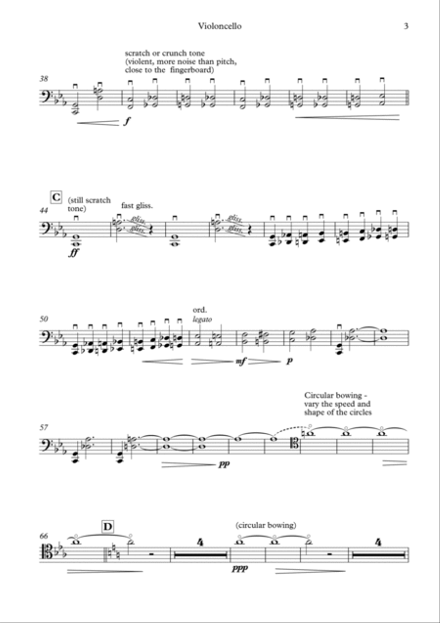 The Tyger - Violoncello The Tyger - Violoncello Choir scores gallery preview page 2