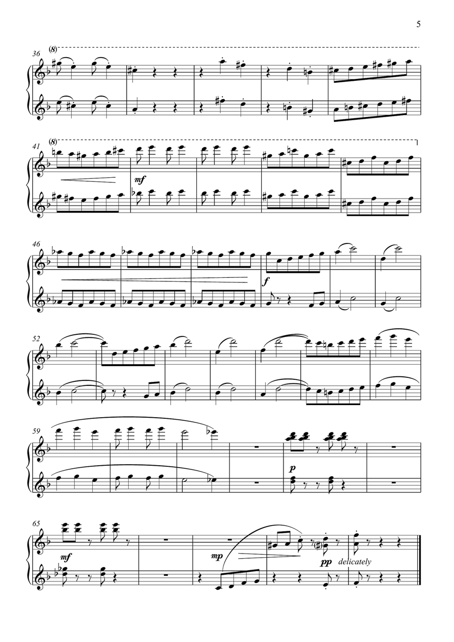 Six Dances for Four Hands (two players at one piano) Six Dances for Four Hands (two players at one piano) Piano Method scores gallery preview page 5