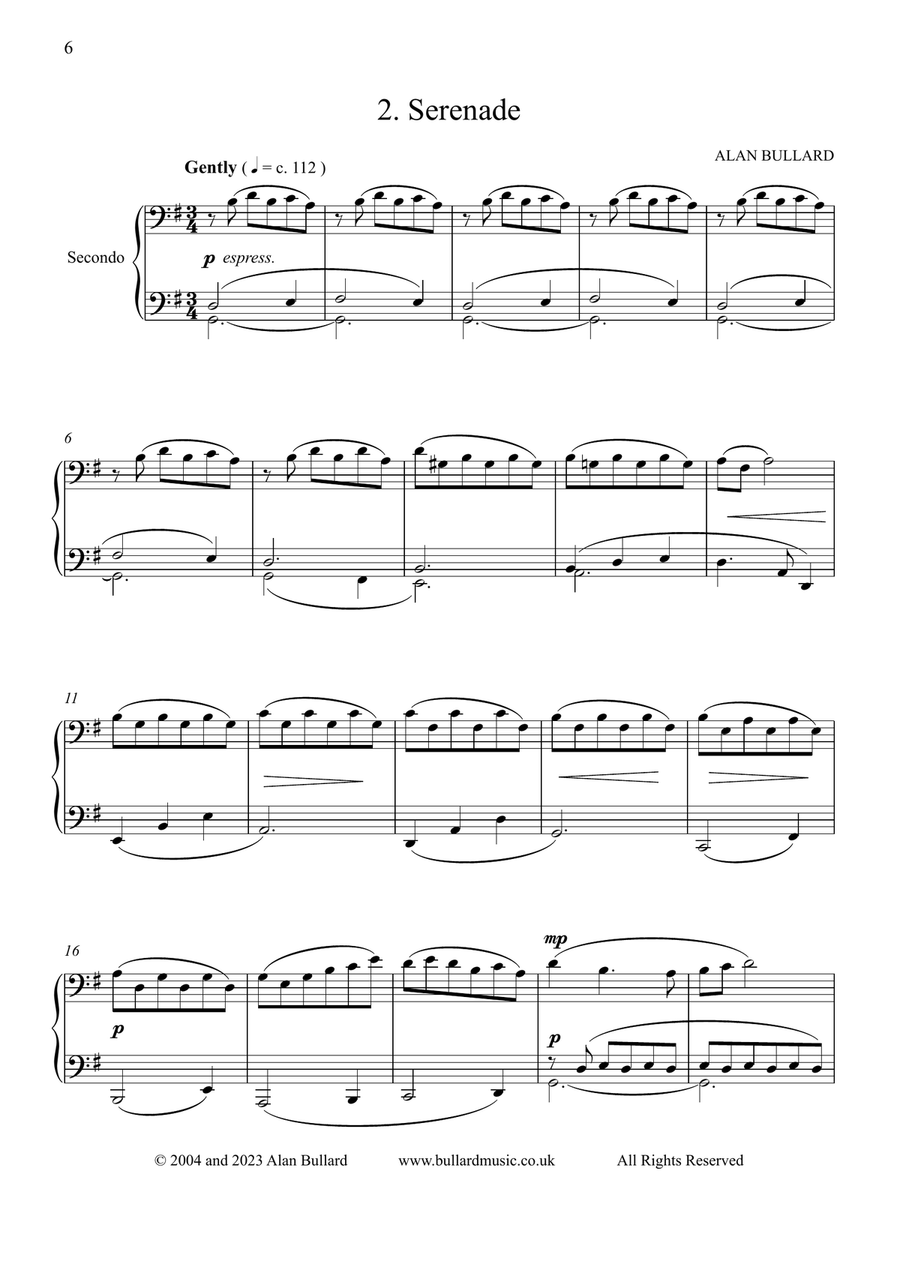 Six Dances for Four Hands (two players at one piano) Six Dances for Four Hands (two players at one piano) Piano Method scores gallery preview page 6