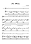 Bach / Gounod Ave Maria in D major • soprano sheet music with piano accompaniment