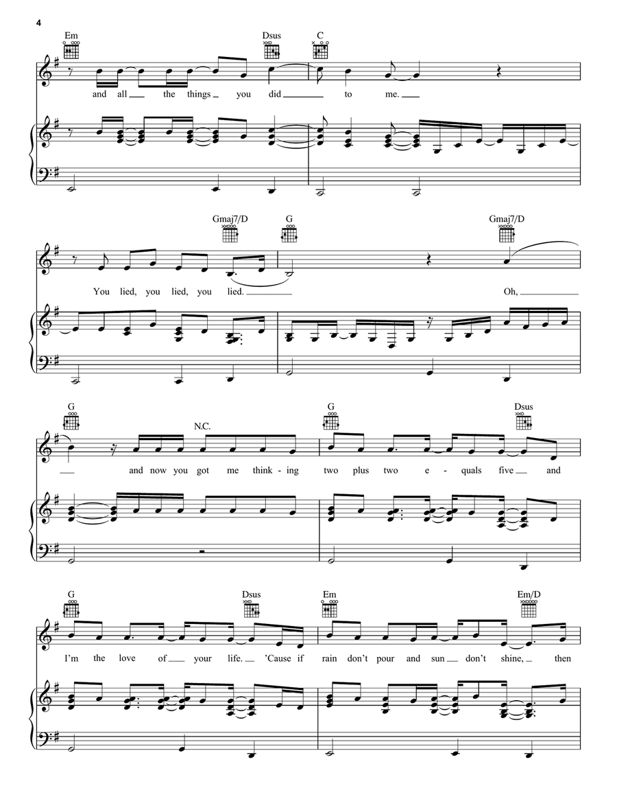 logical logical Piano, Vocal, Guitar scores gallery preview page 4