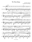 We Three Kings for Cello and Guitar