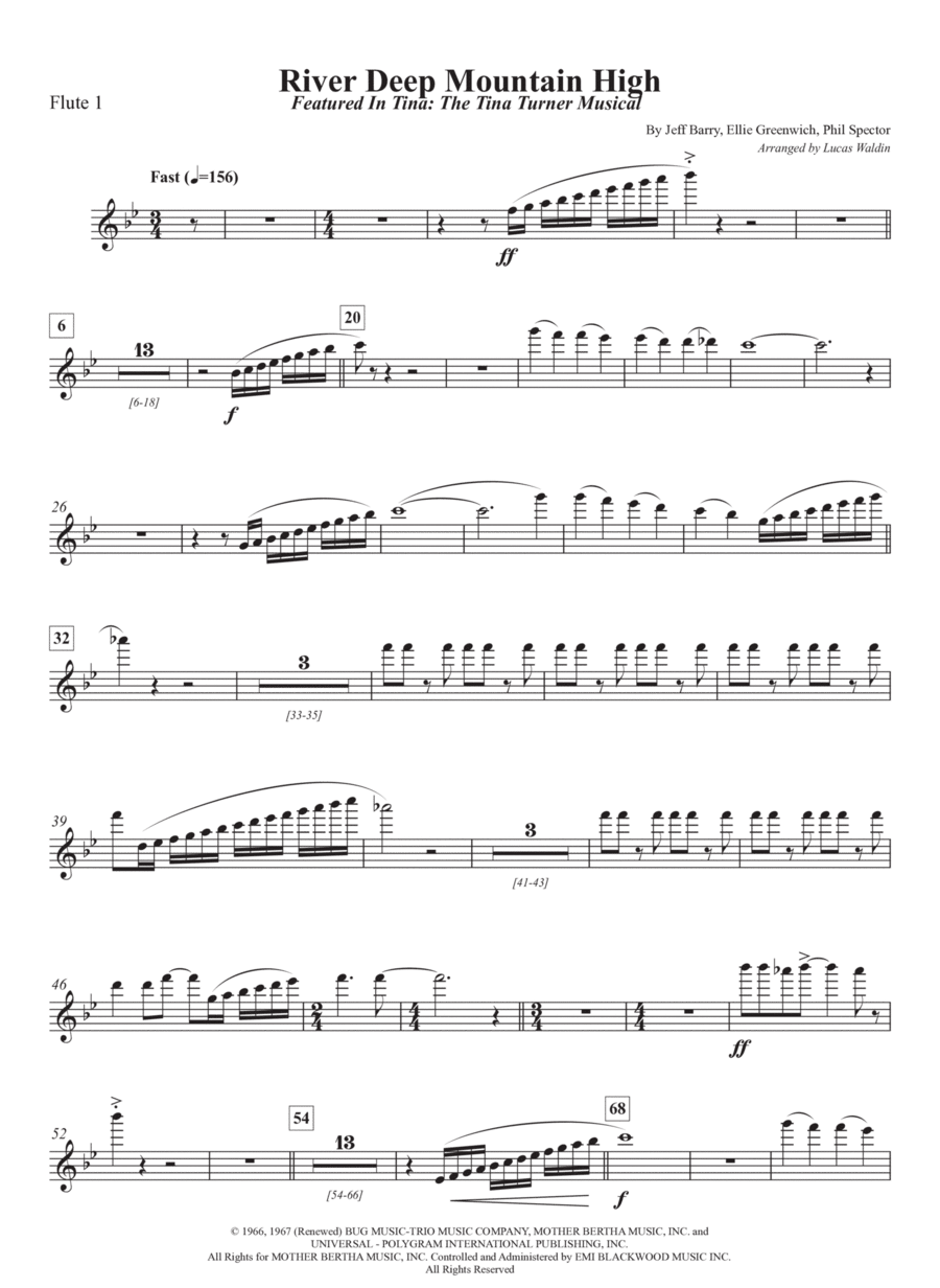 River Deep - Mountain High Full Orchestra scores gallery preview page 1