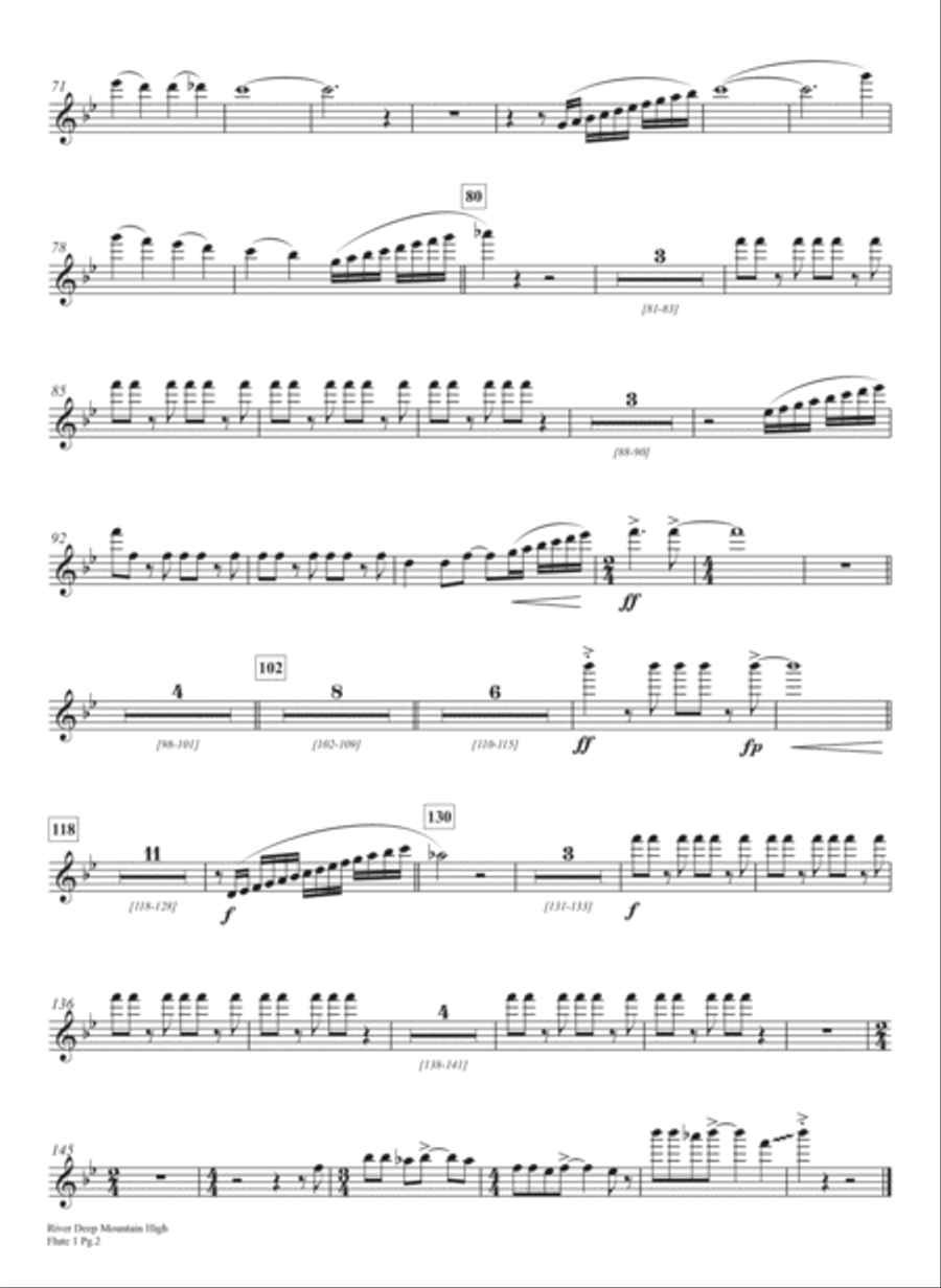 River Deep - Mountain High Full Orchestra scores gallery preview page 2