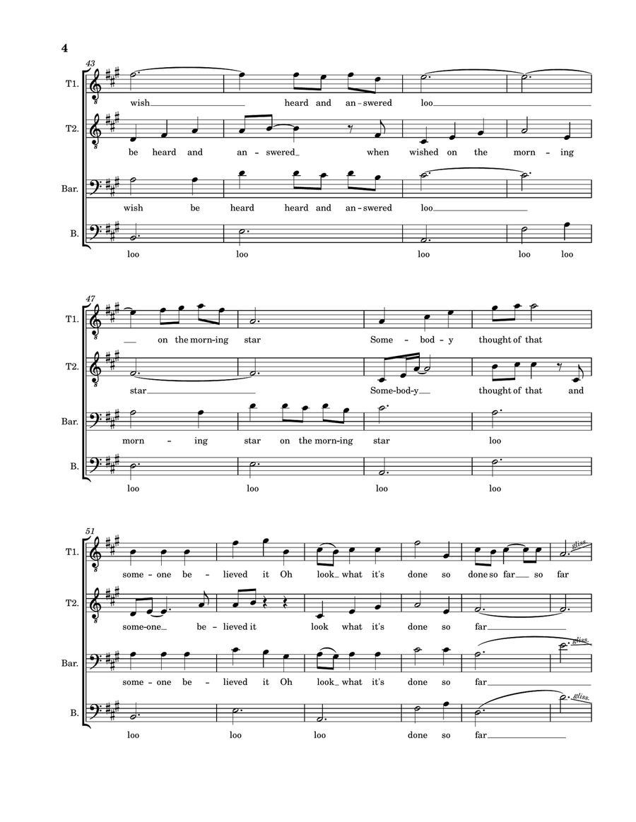 The Rainbow Connection The Rainbow Connection TTBB scores gallery preview page 4