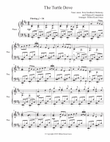The Turtle Dove (solo piano)