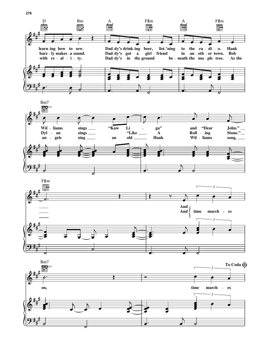 Time Marches On Time Marches On Piano, Vocal, Guitar scores gallery preview page 2