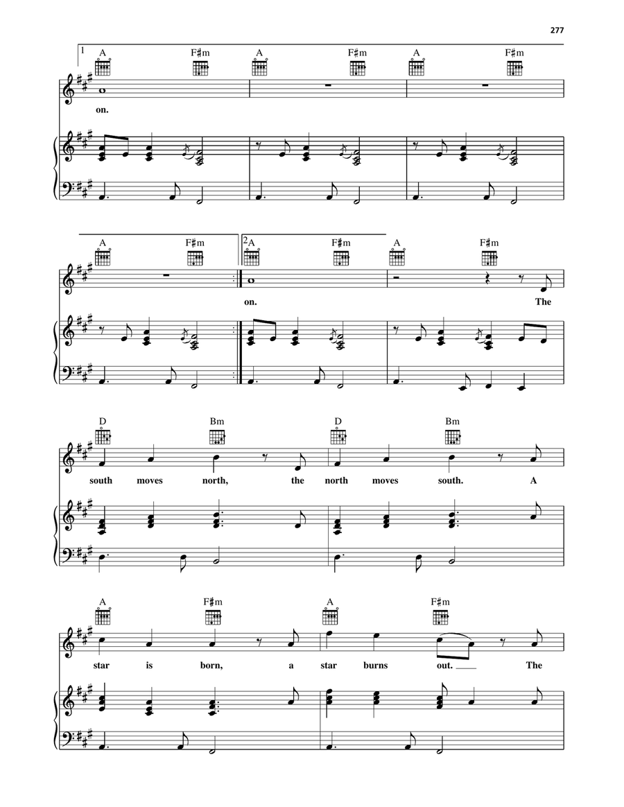 Time Marches On Time Marches On Piano, Vocal, Guitar scores gallery preview page 3