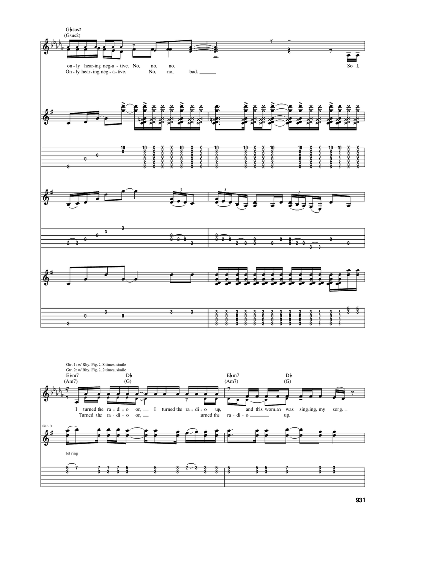 Stay Stay Acoustic Guitar scores gallery preview page 4