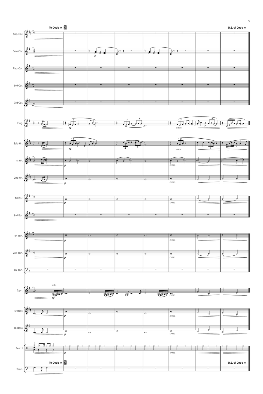 Nobody Does It Better by Carly Simon Brass Band - Digital Sheet Music page 5