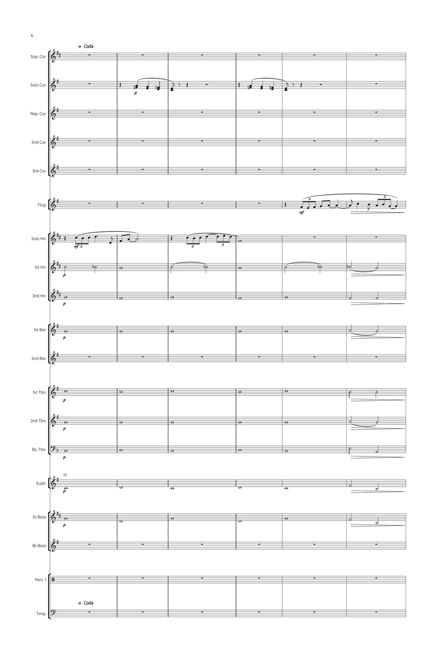 Nobody Does It Better by Carly Simon Brass Band - Digital Sheet Music page 6