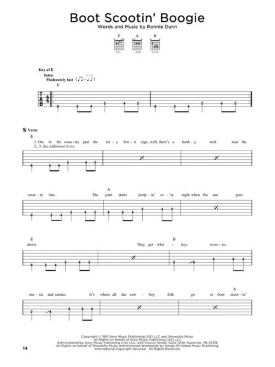 First 50 Country Songs You Should Play on Guitar Electric Guitar scores gallery preview page 3