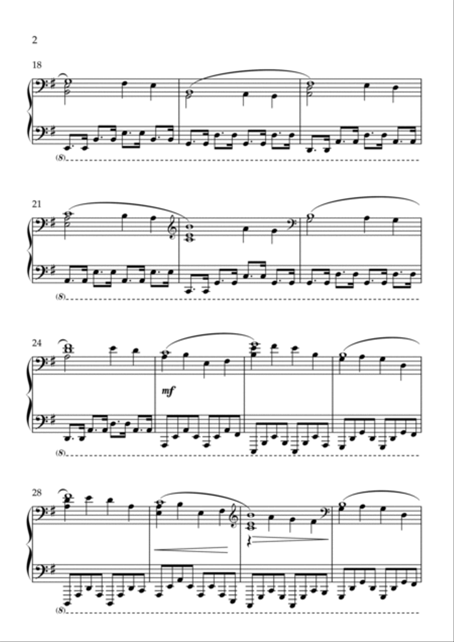 Time Piano Solo scores gallery preview page 2