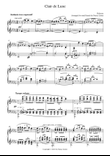 Clair de Lune, Debussy (for smaller hands)