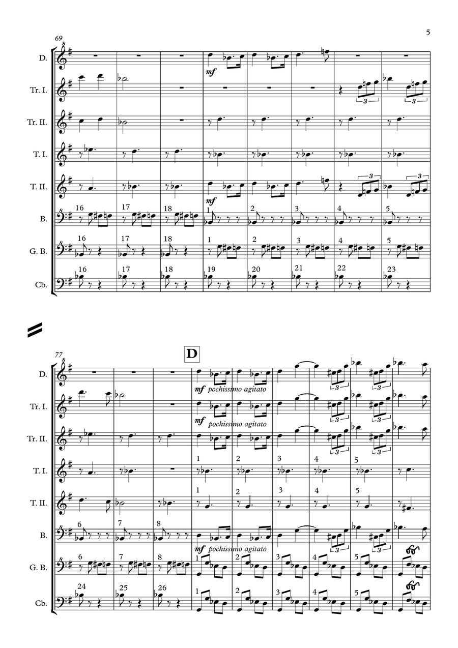 Andante Cantabile (for recorder orchestra) Recorder scores gallery preview page 5