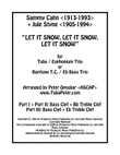 Let It Snow! Let It Snow! Let It Snow!