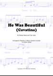 He Was Beautiful