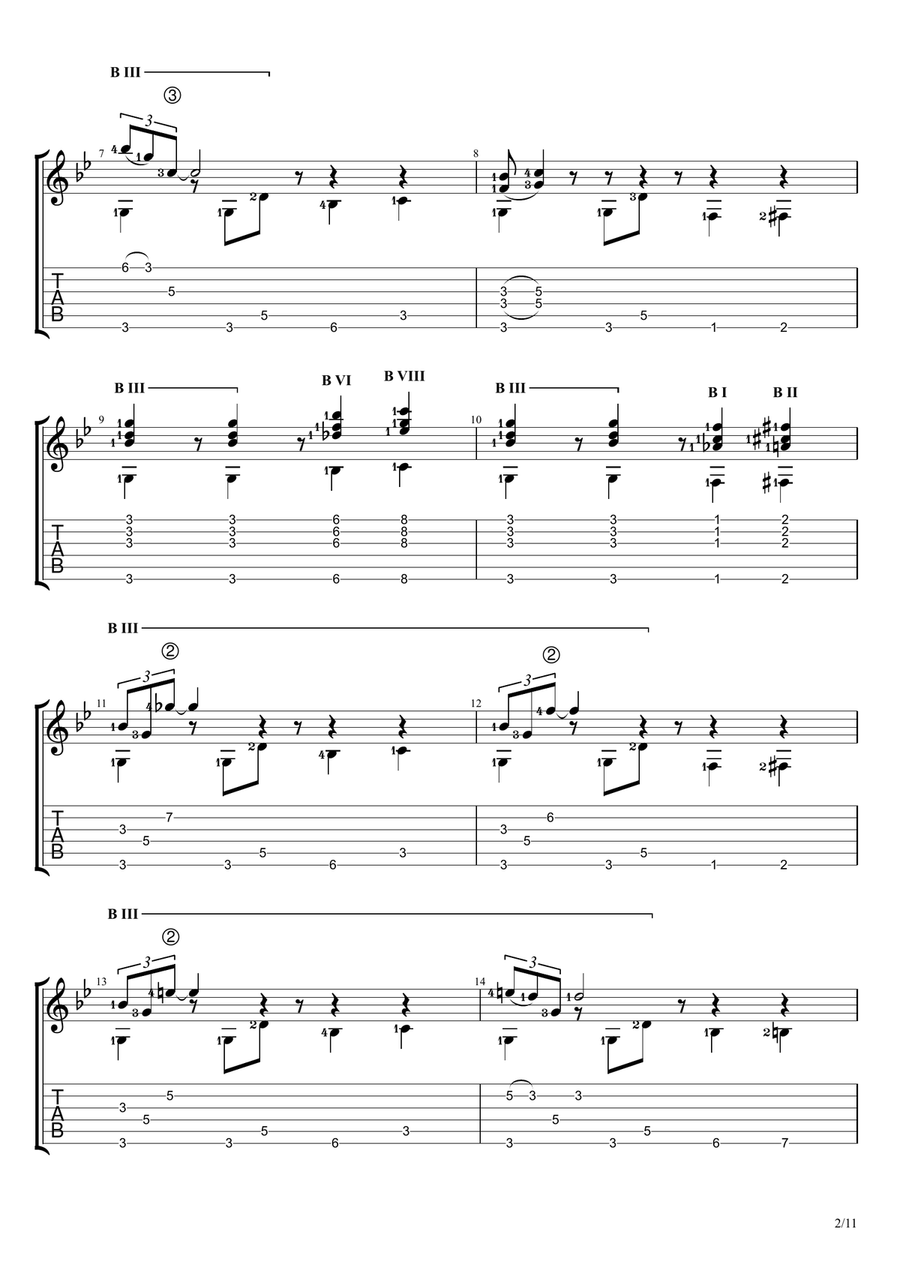 Mission: Impossible Theme (mission Accomplished) Guitar Solo scores gallery preview page 2