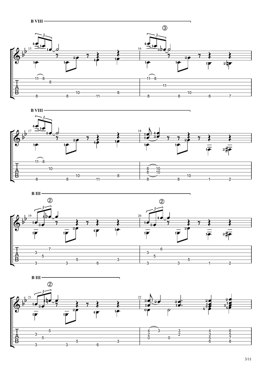 Mission: Impossible Theme (mission Accomplished) Guitar Solo scores gallery preview page 3