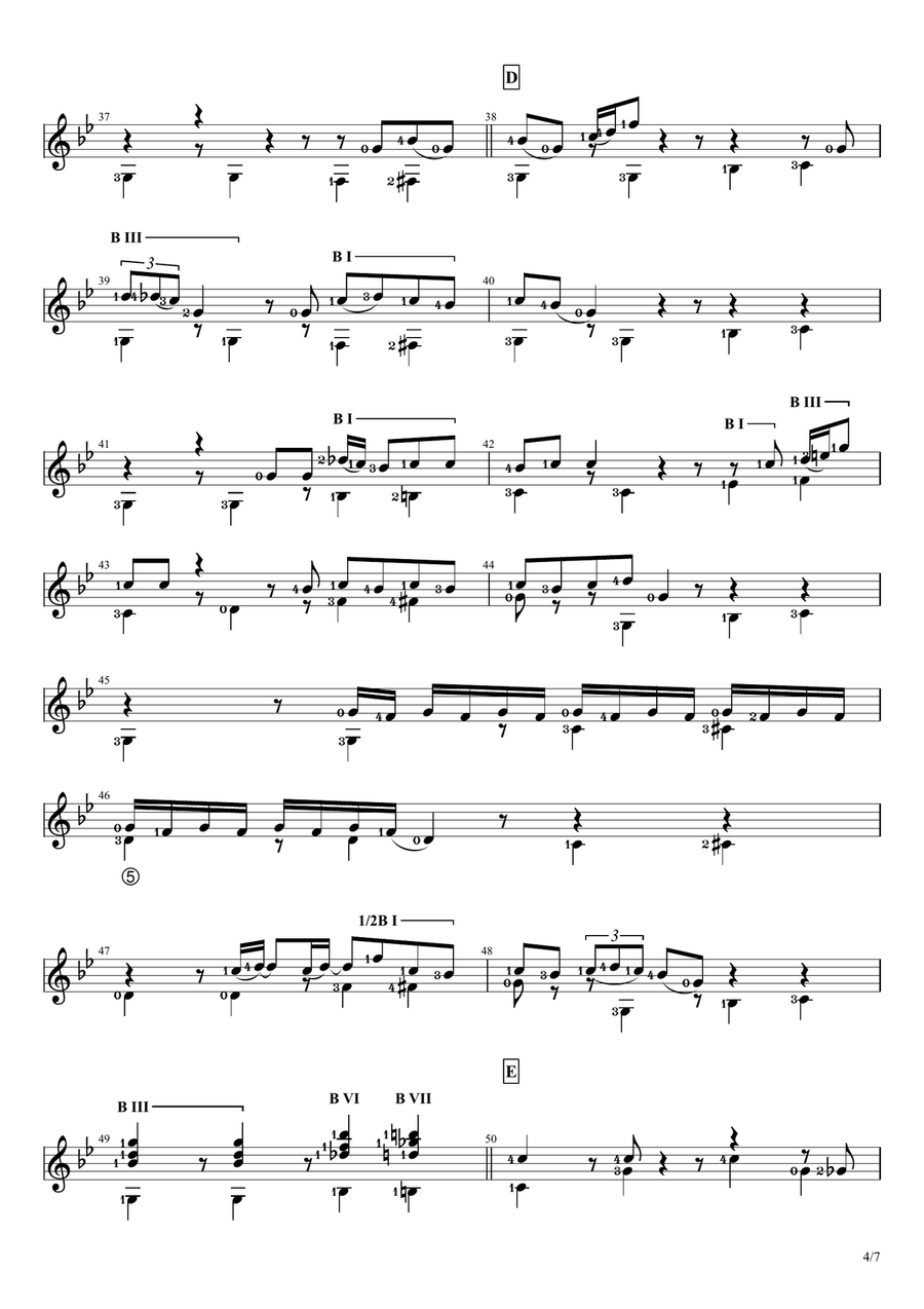 Mission: Impossible Theme (mission Accomplished) Guitar Solo scores gallery preview page 4