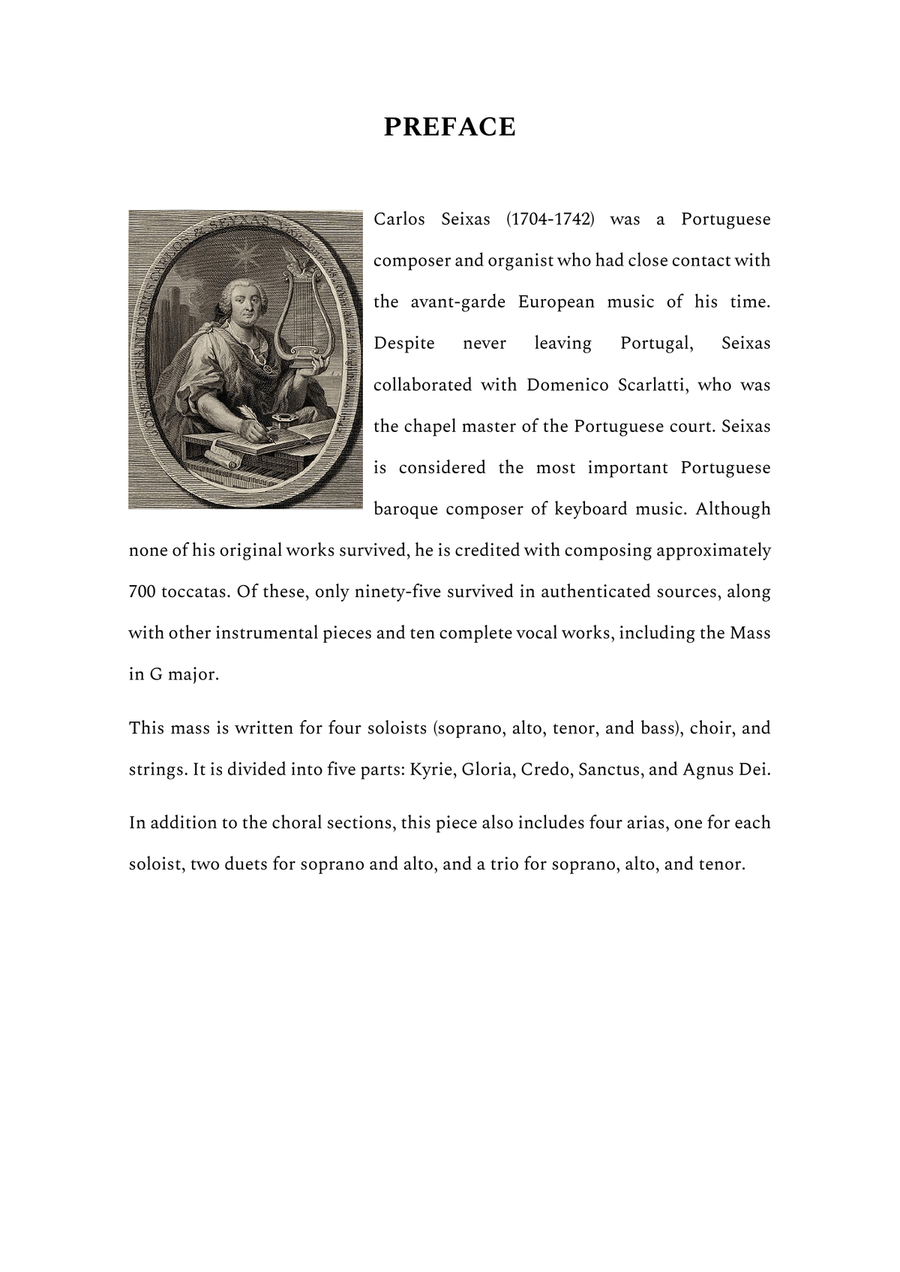 Mass in G Major - Domine Fili - Bass Aria - Vocal Score Voice Solo scores gallery preview page 2