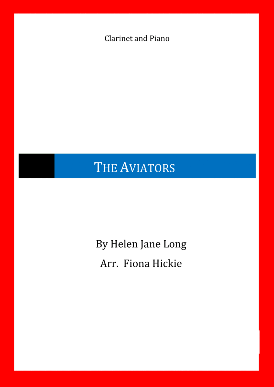 The Aviators Clarinet Solo scores gallery preview page 1