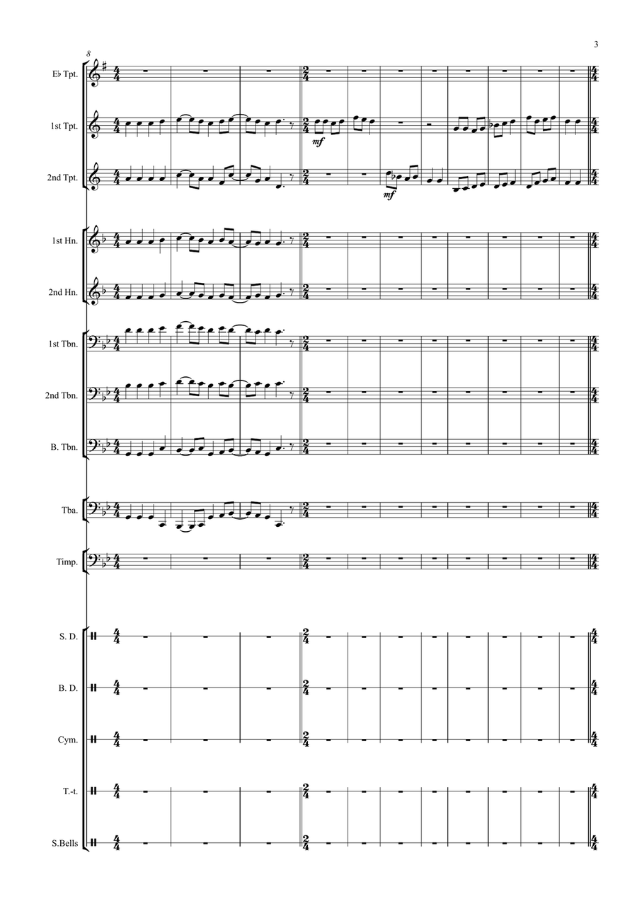 Gaudete Brass Ensemble scores gallery preview page 3