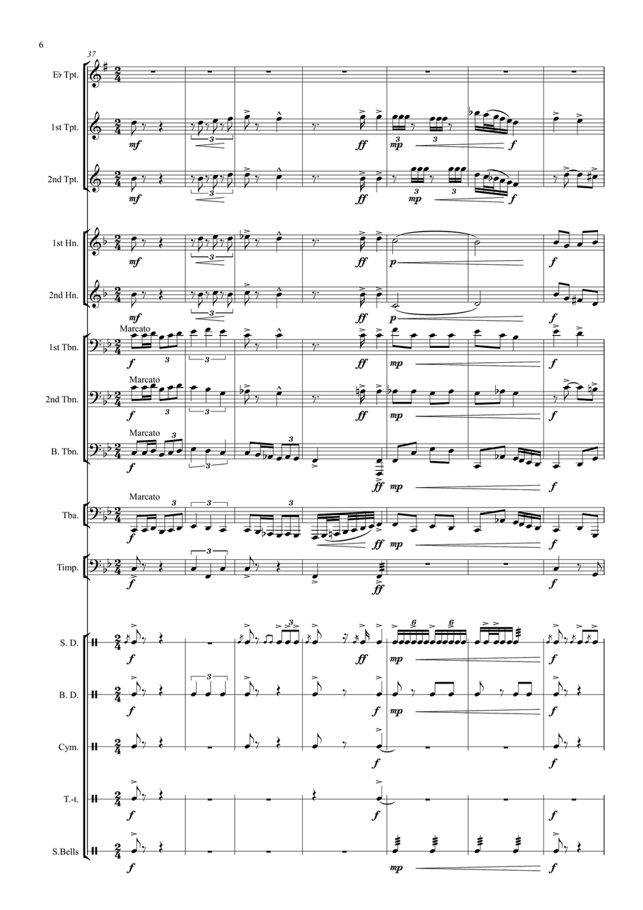 Gaudete Brass Ensemble scores gallery preview page 6