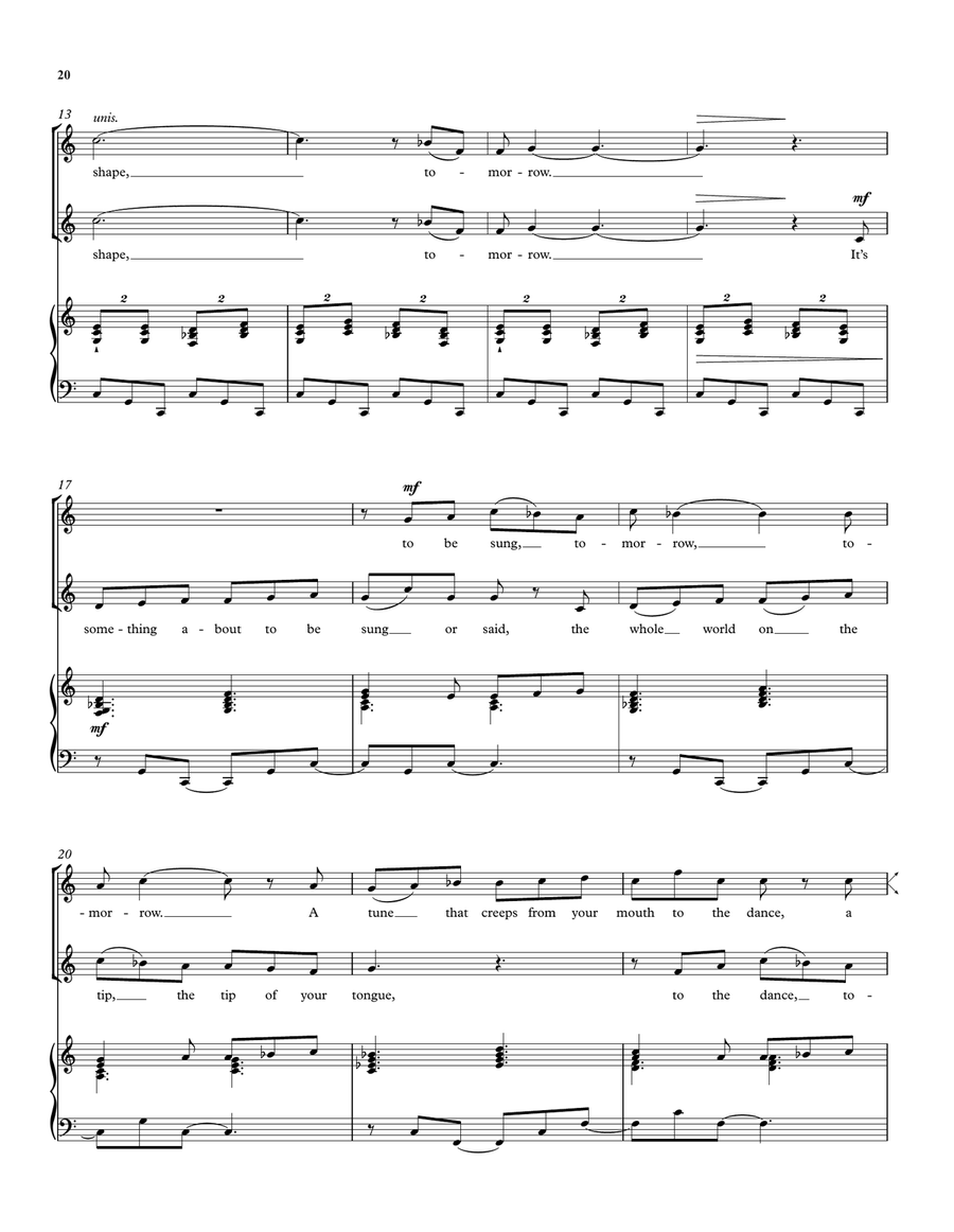 Yesterday, Today, and Tomorrow SSA scores gallery preview page 8