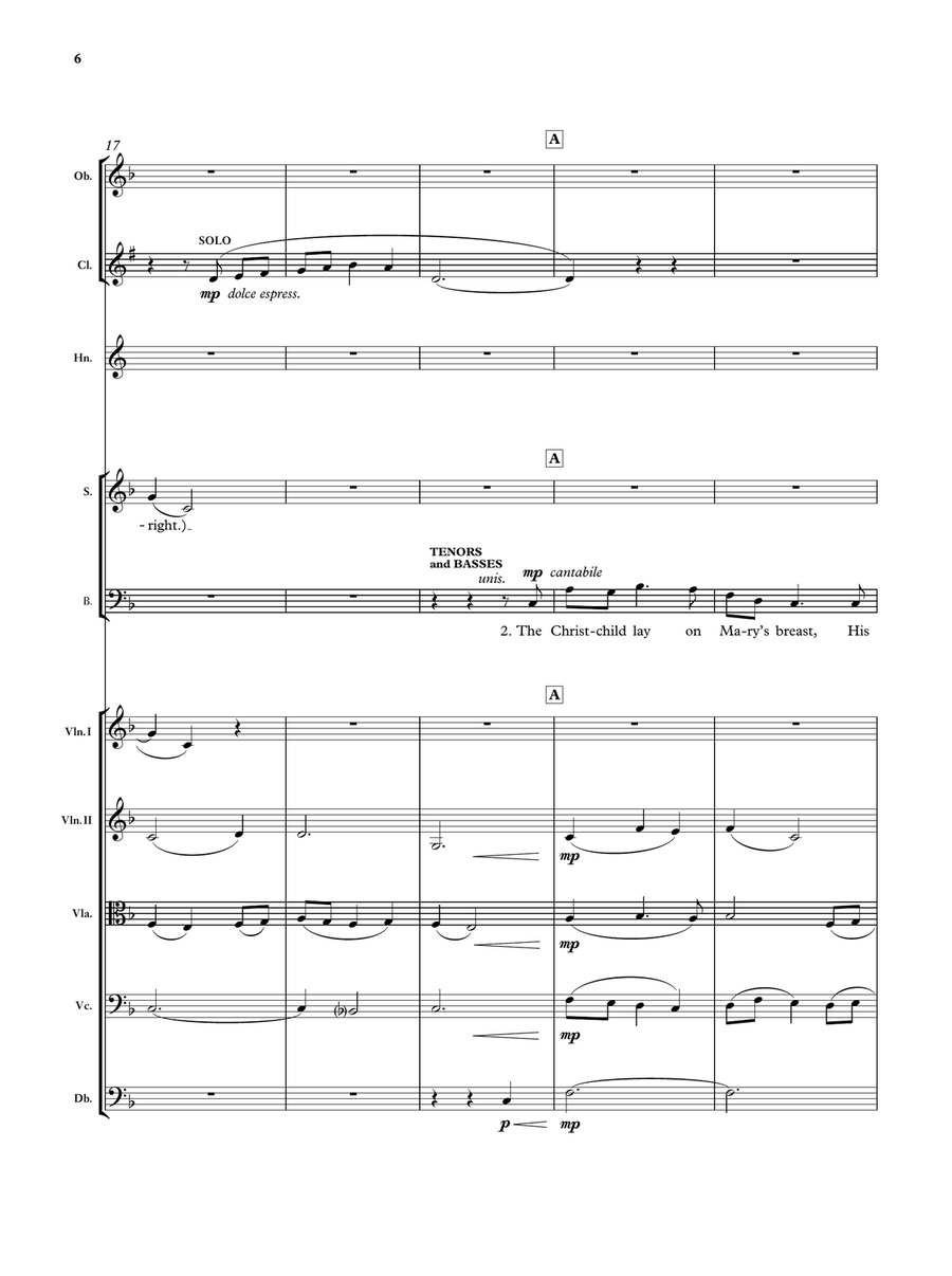 All the stars looked down 4-Part scores gallery preview page 5