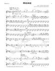 Home (arr. Mary Bichner) - Violin 1