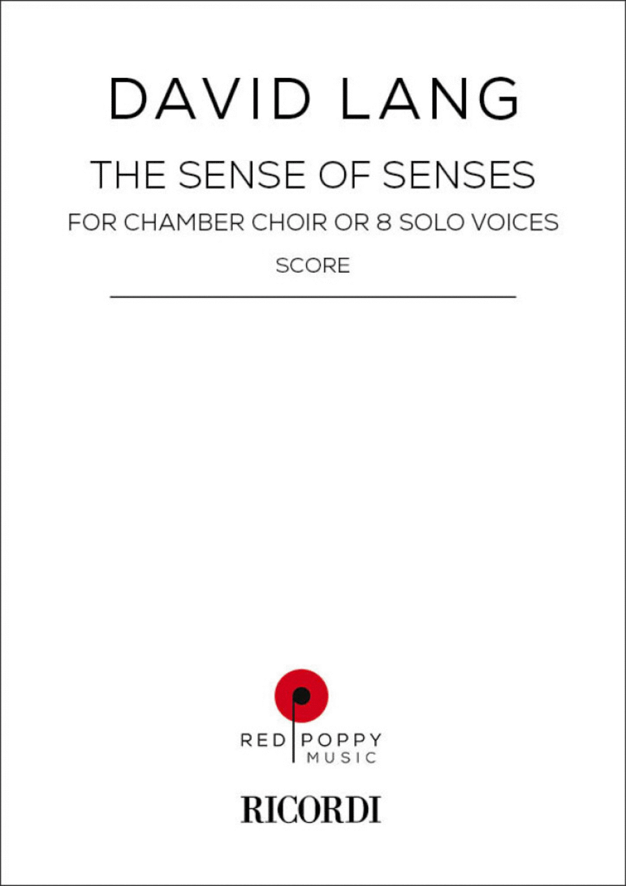 The Sense of Senses Choir scores gallery preview page 1
