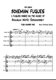 8 Bohemian Fugues for Clarinet Quartet.