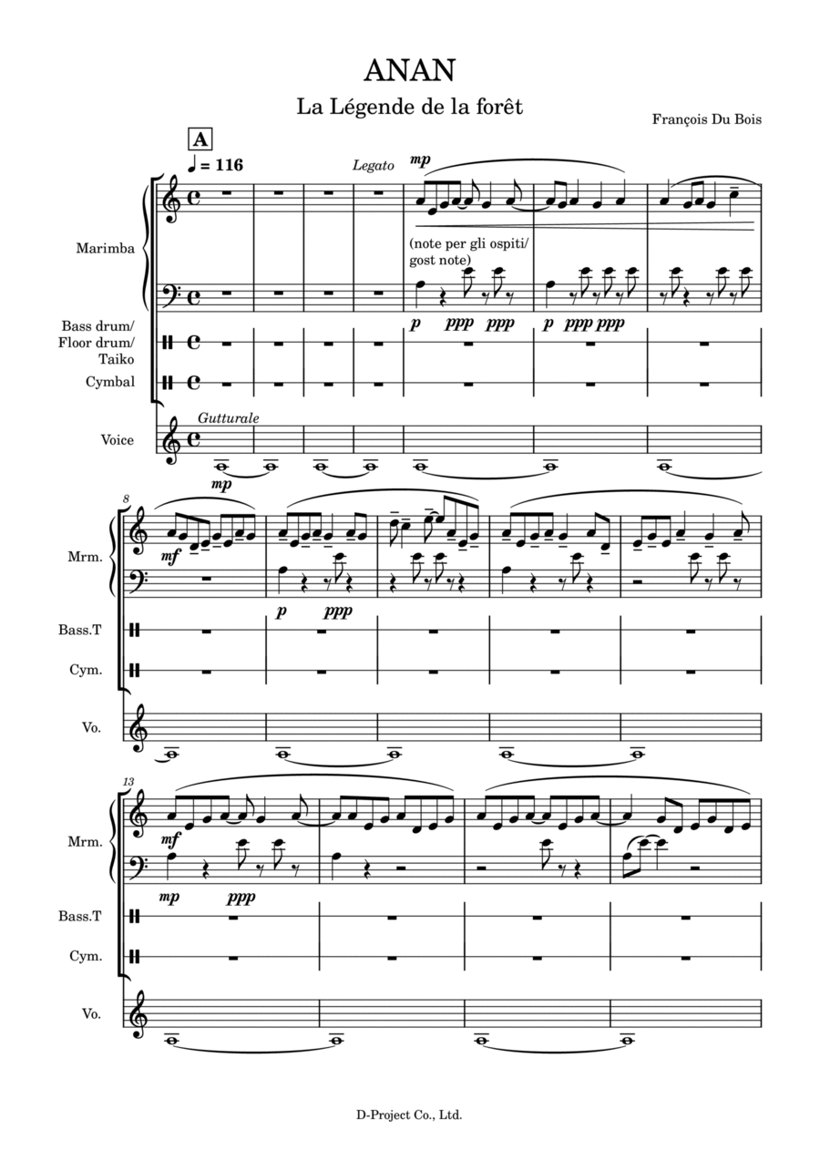 TEST | Anan Voice scores gallery preview page 1