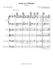 Away in a Manger - Score Only