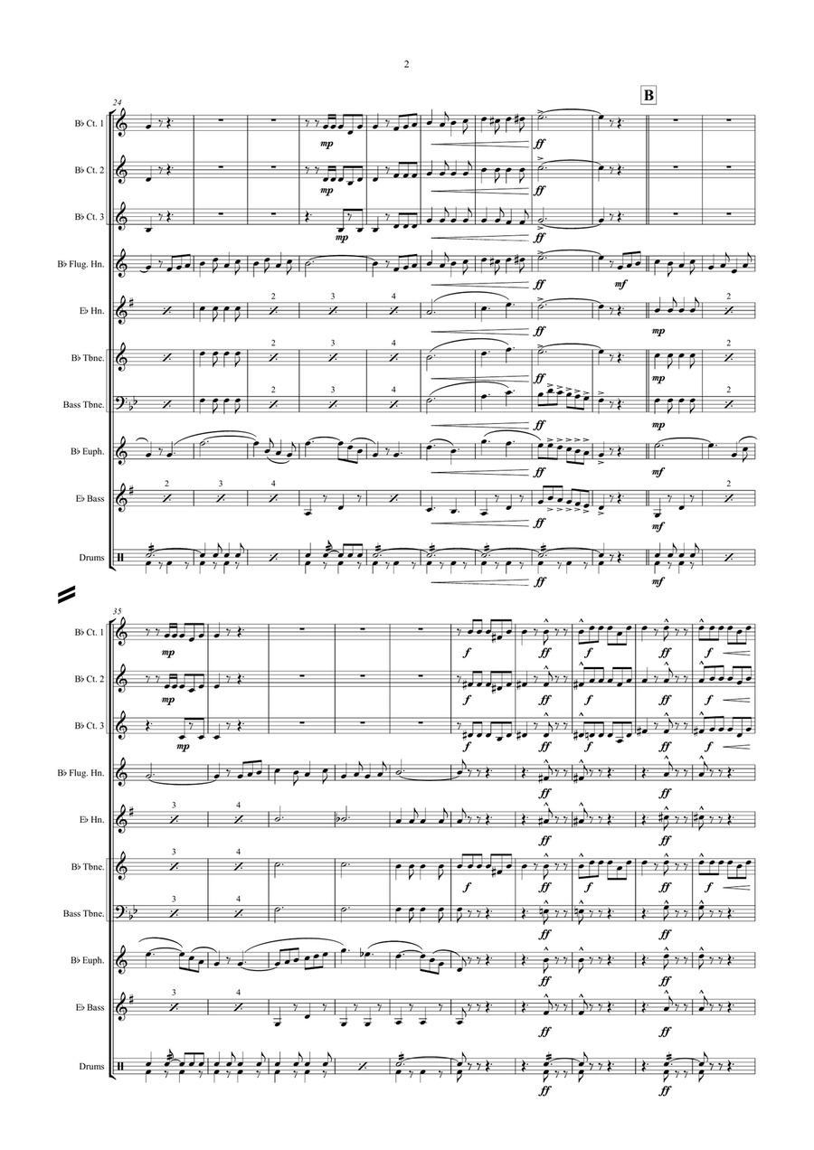 Le Rêve Passe Le Rêve Passe Brass Ensemble scores gallery preview page 2