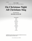 On Christmas Night All Christians Sing