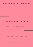 Overture from The Magic Flute - Woodwind Quartet (Full Score and Parts)