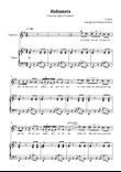 Habanera (for soprano - E minor/major)