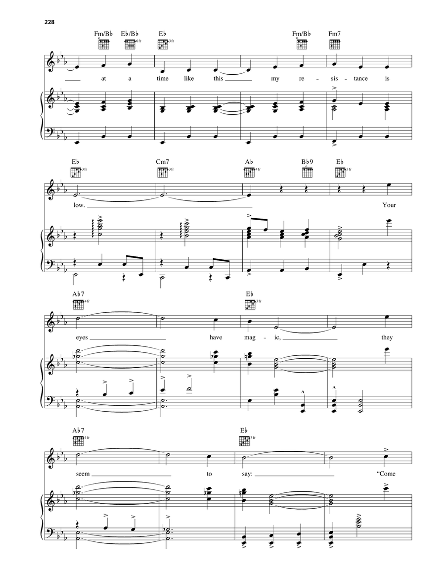 My Resistance Is Low My Resistance Is Low Piano, Vocal, Guitar scores gallery preview page 3