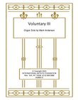 Voluntary III for organ by Mark Andersen mini preview