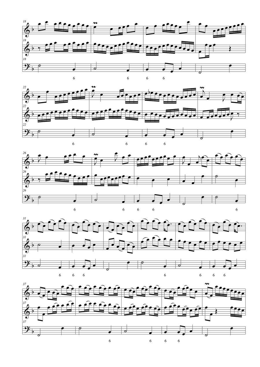 Ground after the Scotch Humour Woodwind Duet scores gallery preview page 2