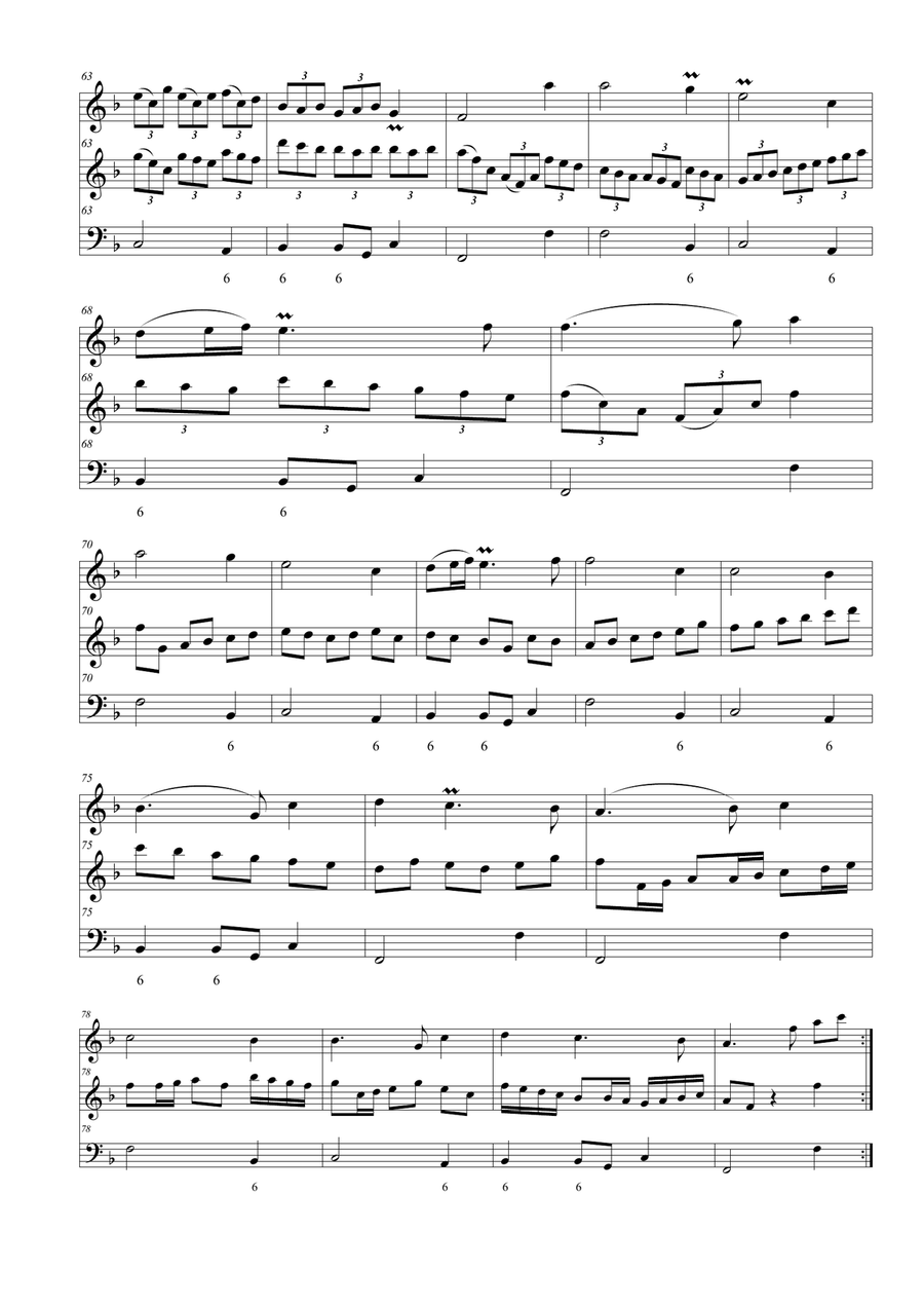 Ground after the Scotch Humour Woodwind Duet scores gallery preview page 4