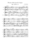 Warum willst du and're fragen Op. 12 No. 11